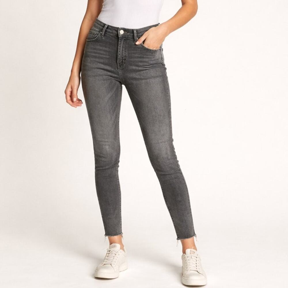 Mother High Waisted Looker Ankle Fray Dancing In The Moonlight Jeans